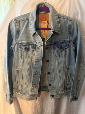 Levi's Denim Jacket in a Light Wash Blue
